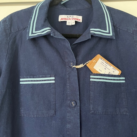 A.P.C. - Indigo Delave dress - USA Size 8 EU size 38 - Picture 5 of 13